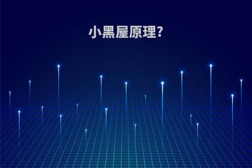 小黑屋原理?