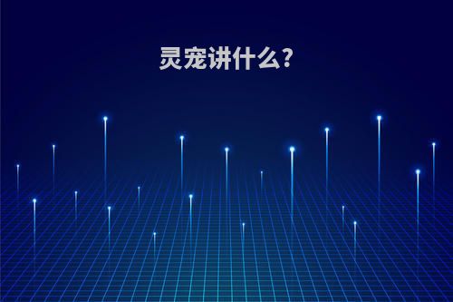 灵宠讲什么?