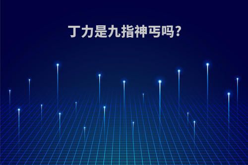 丁力是九指神丐吗?