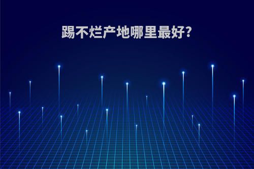 踢不烂产地哪里最好?