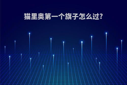 猫里奥第一个旗子怎么过?