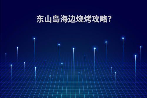 东山岛海边烧烤攻略?