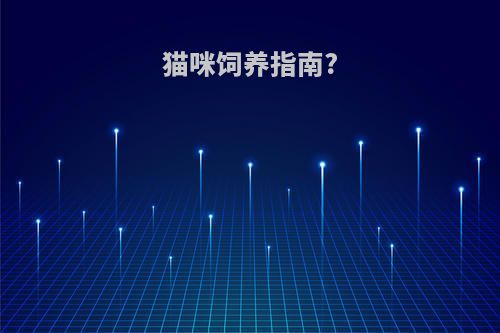 猫咪饲养指南?