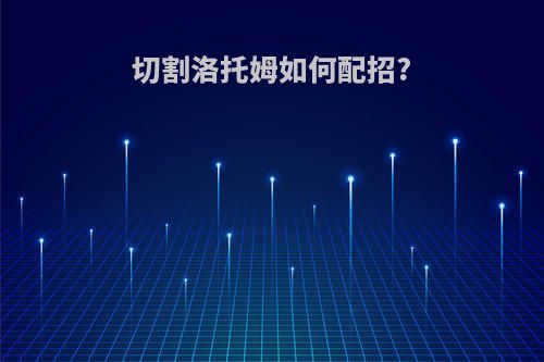 切割洛托姆如何配招?